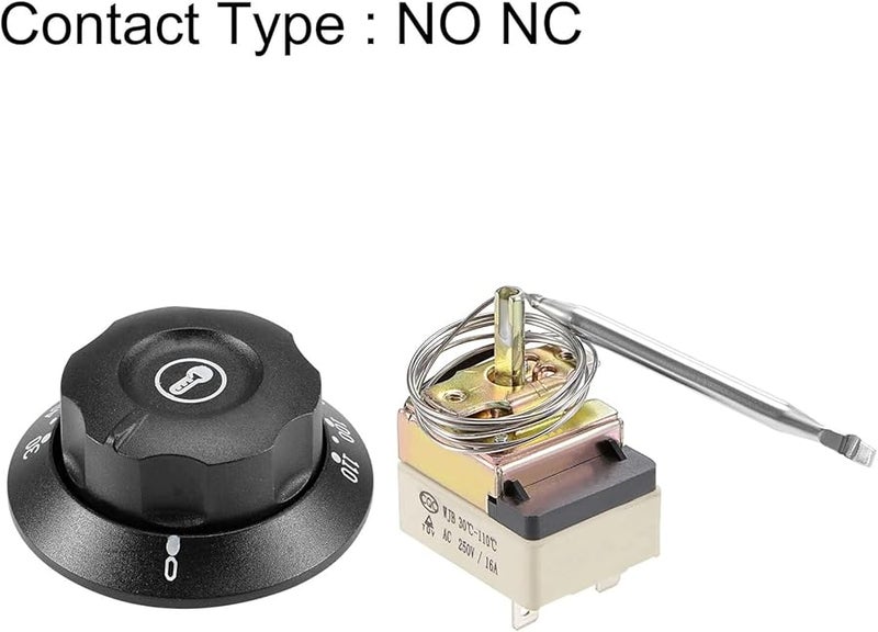 Temperature Control Switch Capillary Thermostat 30 110C 2m For Oven Refrigerator Heater - Image 5