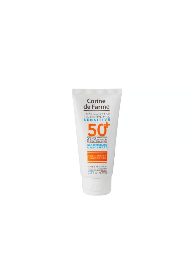 Corine de Farme Sensitive Protective Milk Unscented SPF50+ 50ml - Image 1