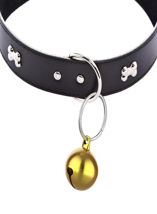 مولين مجموعة أجراس مولين للقطط (24 قطعة) مع حلقات مفاتيح - أجراس طوق للكلاب، جرس تدريب، قلادة طوق، إكسسوارات للحيوانات الأليفة، أجراس صغيرة يمكنك صنعها بنفسك لحفلات المهرجانات (ألوان متنوعة) - Image 3