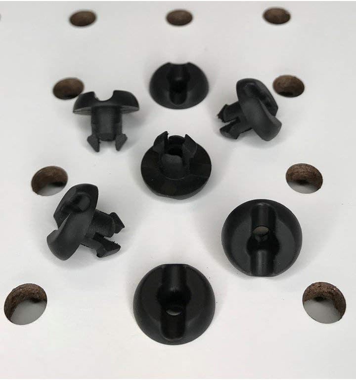 Pegitz Pegboard Peg Locks 50PCS (1/8 inch, Black) - Image 3