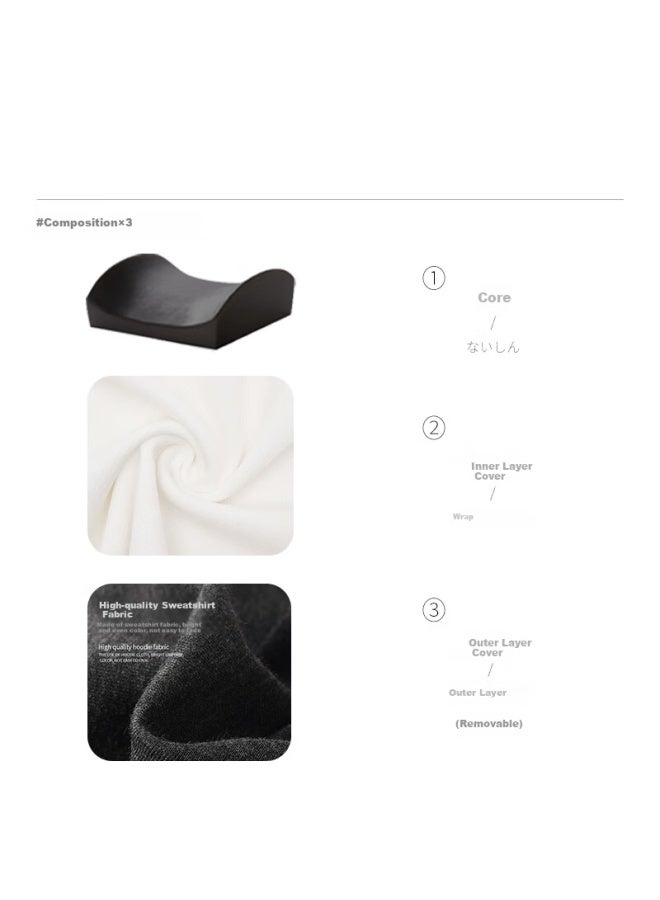 Youtengyouju Yotok (japan) Cushion, Office Lumbar Support, Back Brace For Long Sitting, Chair Pad, Seat Cushion, Backrest, Waist Support
