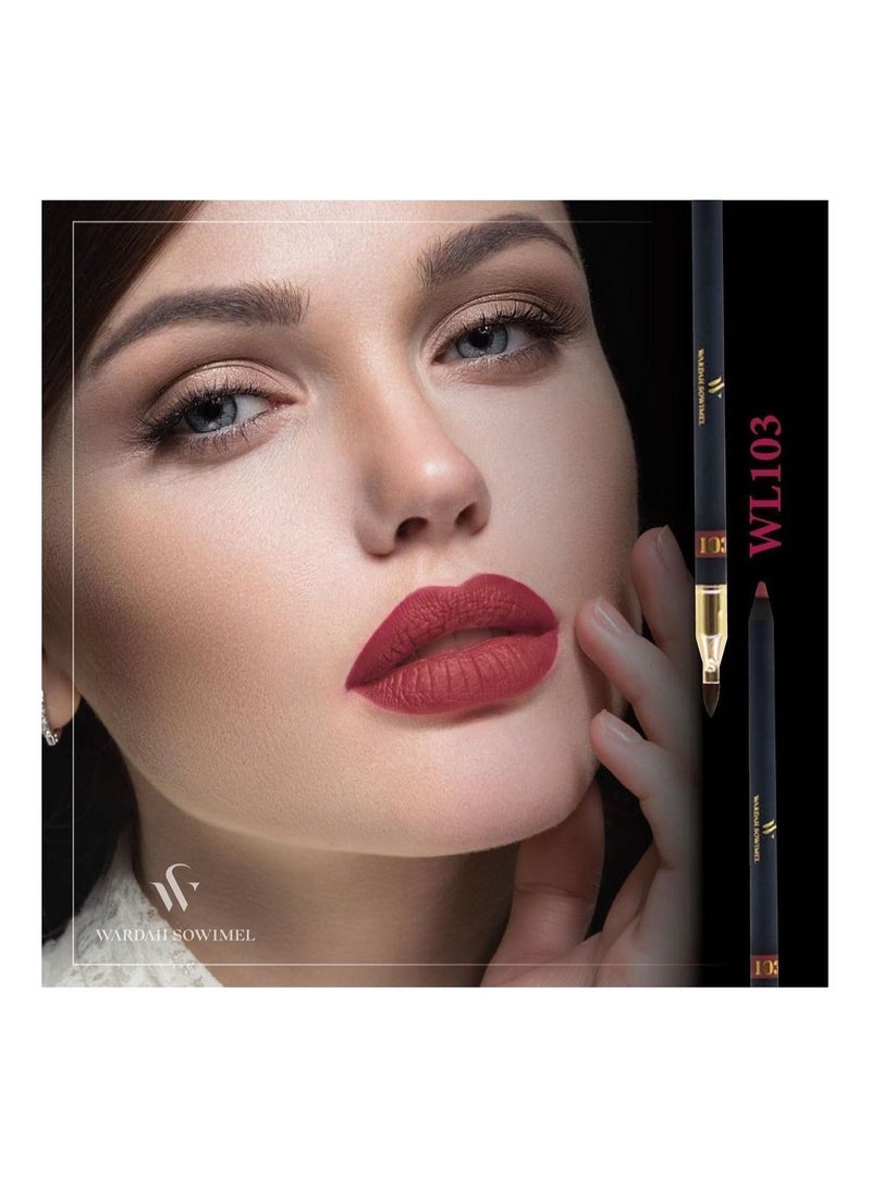 Warda Sowimel Wardah Sowimel Lipliner - Queen -103 - Image 1