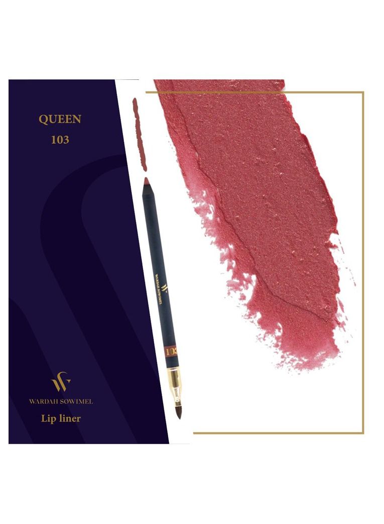 Warda Sowimel Wardah Sowimel Lipliner - Queen -103 - Image 2