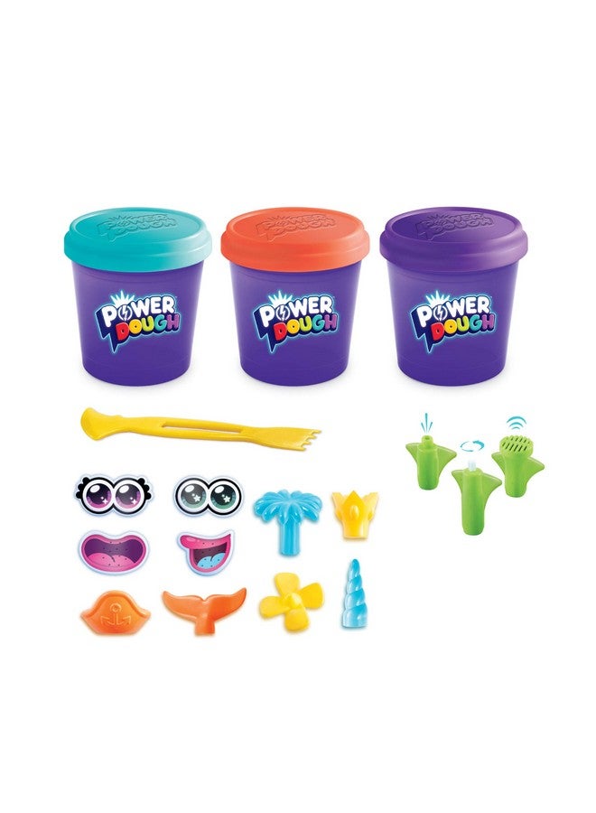 Canal Toys عجينة تفاعلية من Power Dough Sea Creatures بحجم متوسط (17 قطعة) (273005) - Image 3