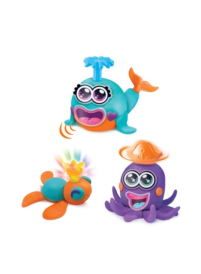 Canal Toys عجينة تفاعلية من Power Dough Sea Creatures بحجم متوسط (17 قطعة) (273005) - Image 5