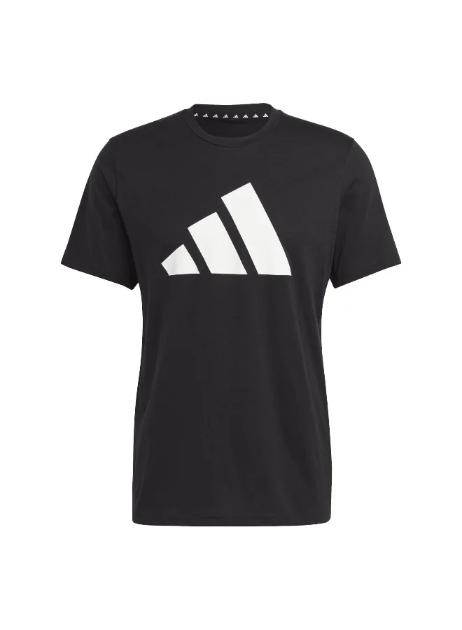 Adidas Adidas Tr-Es Fr Logo T Black Training T-Shirts For Men XS