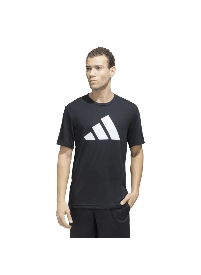 Adidas Adidas Tr-Es Fr Logo T Black Training T-Shirts For Men XS