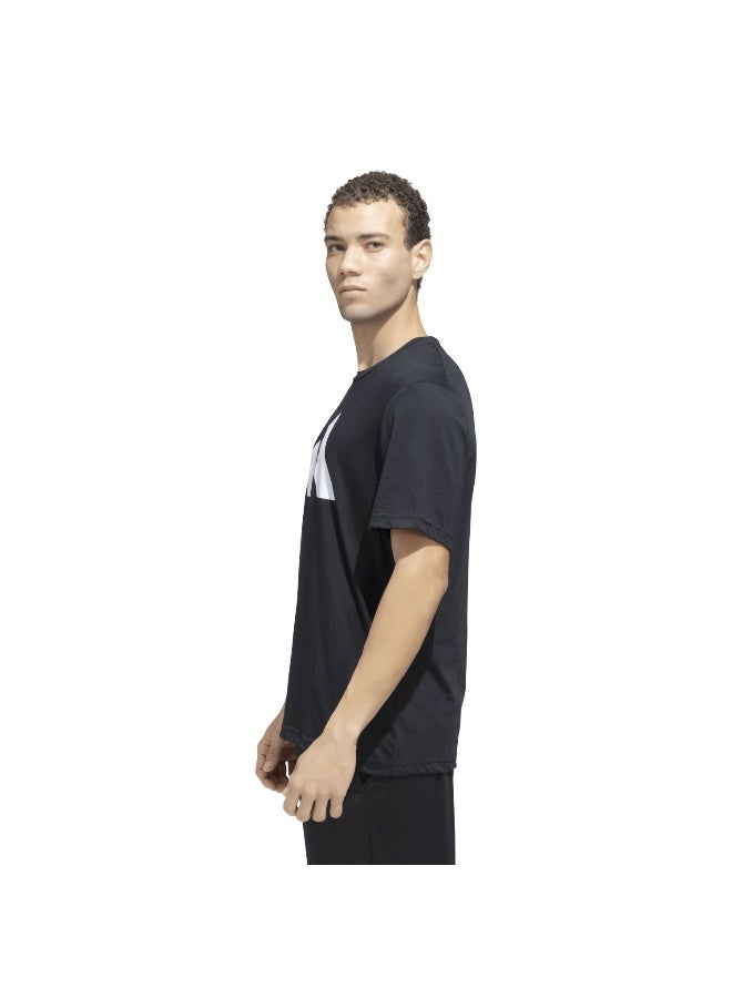 Adidas Tr-Es Fr Logo T Black Training T-Shirts For Men XS - Image 4