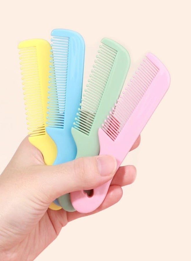 Kryoflare 4Pcs Baby Combs with Round Colorful Soft Bristle Tips, Gentle on Sensitive Scalp Skin for Newborns, Infants, Toddlers for Nursery Newborn Infant Girl Boy Kids Comb Baby，Grooming and Healthcare Kits - Image 3