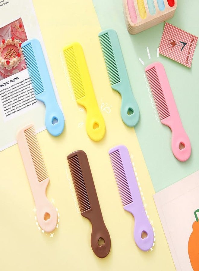 Kryoflare 4Pcs Baby Combs with Round Colorful Soft Bristle Tips, Gentle on Sensitive Scalp Skin for Newborns, Infants, Toddlers for Nursery Newborn Infant Girl Boy Kids Comb Baby，Grooming and Healthcare Kits - Image 4