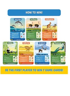 Skillmatics Skillmatics Card Game: Guess in 10 Animal Planet | Gifts for Ages 6 and Up | Super Fun for Travel & Family Game Night  - Image 4