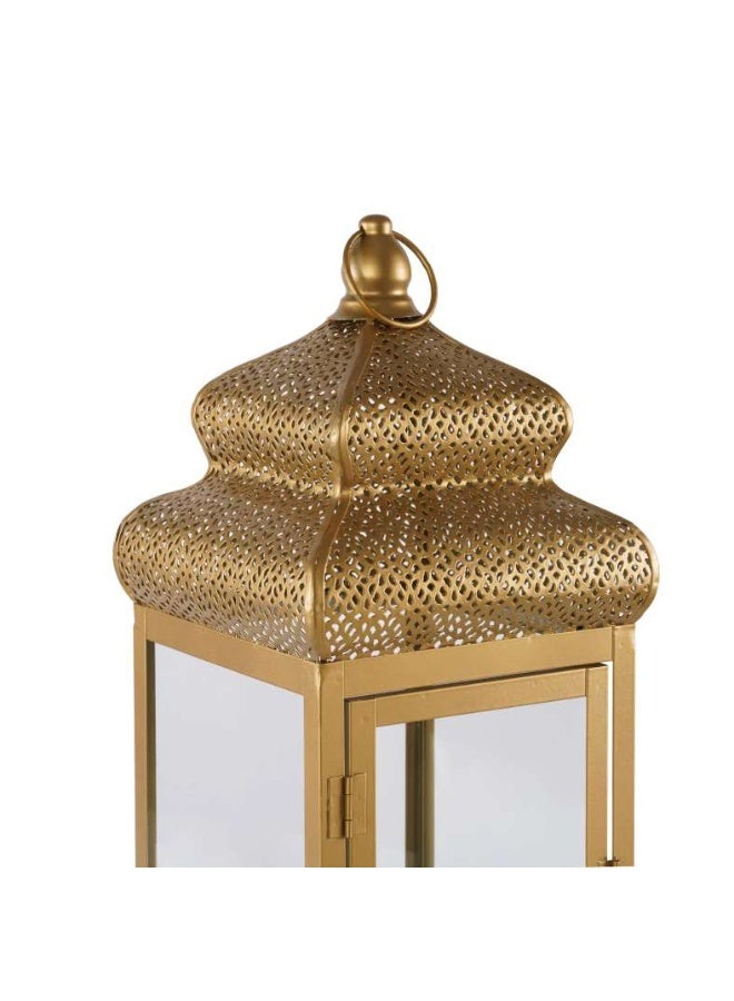 Pan Home فوانيس معدنية عزيزة 18x18x47 سم - ذهبية - Image 5