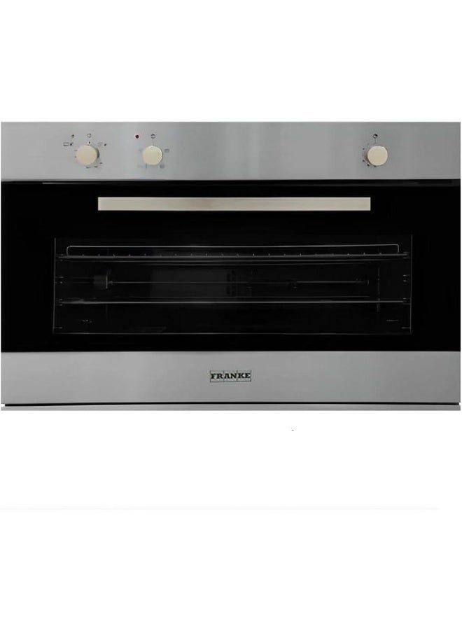 franke Built-in Gas Oven - 90 cm - Stainless Steel - Gas Grill - 97 Litres - ITALIAN - Cooking and Cooling Fan - Timer - Mechanical Control - 116.0634.156-FMXO 52 G XS 90(Made in Italy) - Image 3