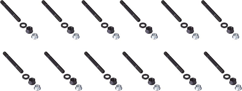 1345501 Main Stud Kit, 200,000 PSI Chrome Moly Steel, For Select Chevrolet Small Block 2-Bolt Main Applications, Small Journal, With Windage Tray