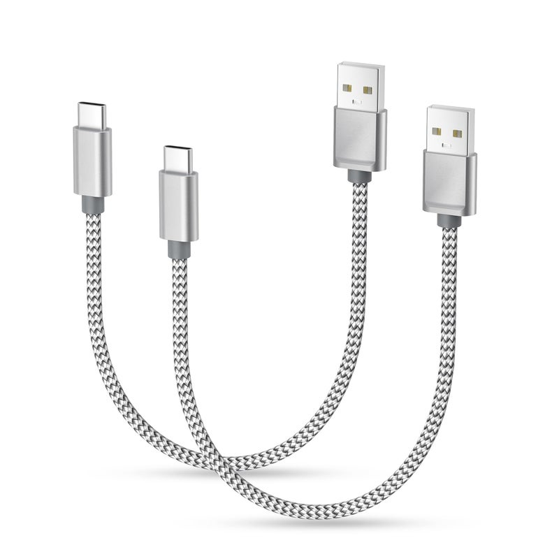 Basesailor for iPhone 17 16 Pro Max Charger CordUSB to USB C CableType C Charging Power Cord for Apple 17e 15 iPad 10 Air 4 5Samsung Galaxy S26 S25 S24 S23Silver2Pack 1FT03M - Image 2