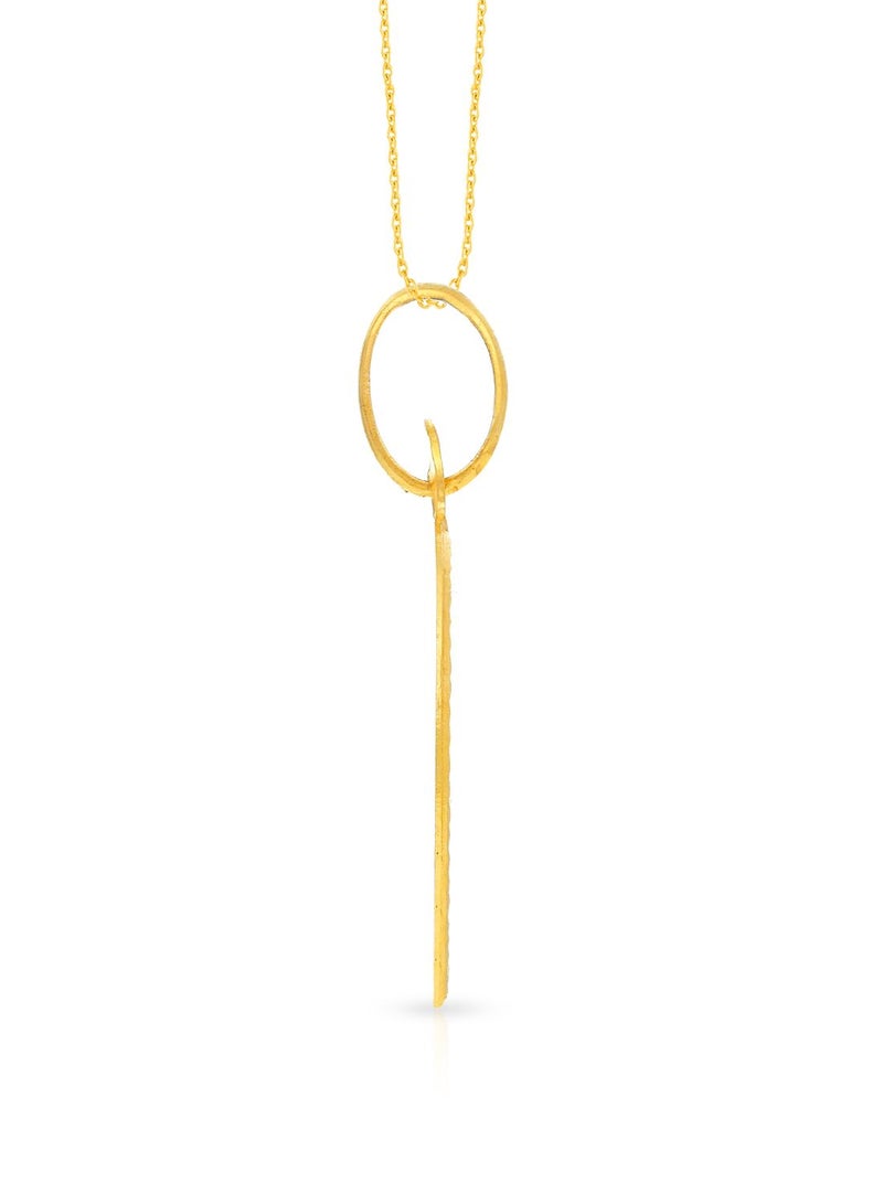 Malabar Gold and Diamonds 22k 916 Purity Gold Pendant for Women EMPN121KY  - Image 3