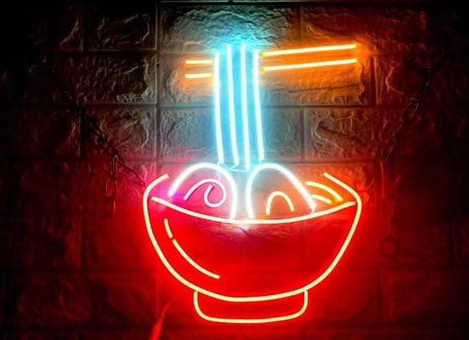 RAMEN NEON SIGN RAMEN NOODLE LED NEON LIGHTS FOR WALL DECOR NEON COOL NEON LIGHTS FOR RESTAURANT RAMEN SHOP WINDOW18X10 REDWHITEYELLOWPINK