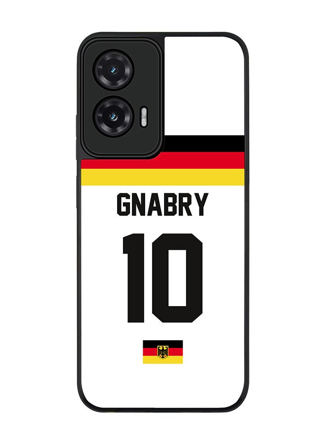 For Motorola Moto G35 Case,Slim fit Camera Protection, Shockproof Thin Phone cover  - Football - Germany,  Gnabry