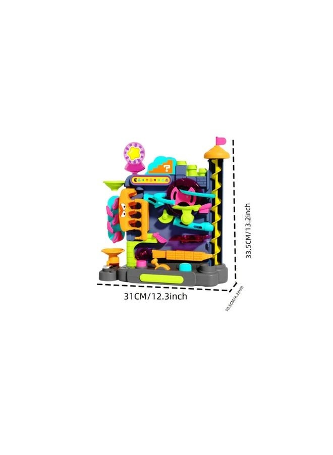 Marble Run Toy 216 1Y Blue Educational Maze Game For Kids Problem Solving Skills - Image 5