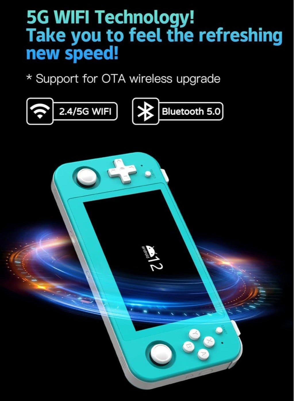 ANBERNIC RG505 Retro Game Handheld Game Console with 128GB TF-card