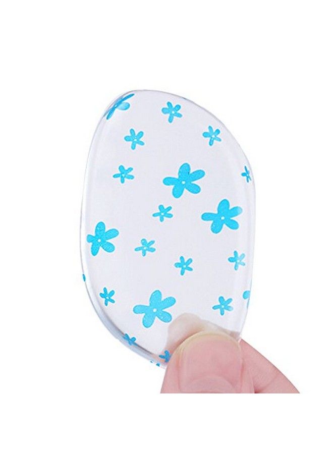 Jenna Silicone Makeup Sponge Transparent Blue Flower - Image 4