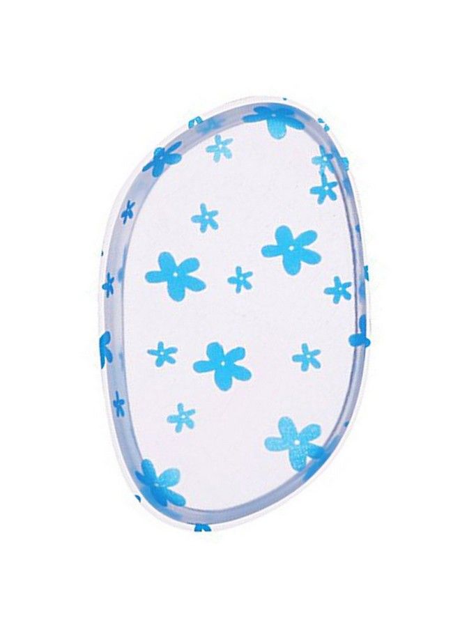 Jenna Silicone Makeup Sponge Transparent Blue Flower - Image 3