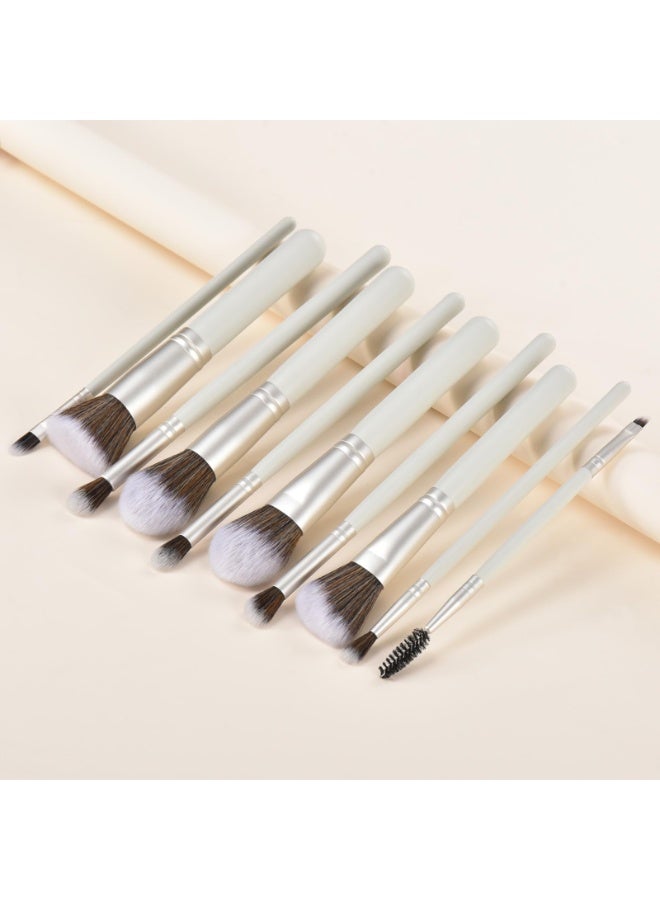 الكنز مجموعة فرشاة ماكياج 10pcs , مجموعة فرشاة ماكياج , مزيج مجموعة فرشاة الوجه والعيون , مسحوق ظلال العين الممتاز أبرز الحاجب زاوية مخفي أداة مستحضرات التجميل - Image 5