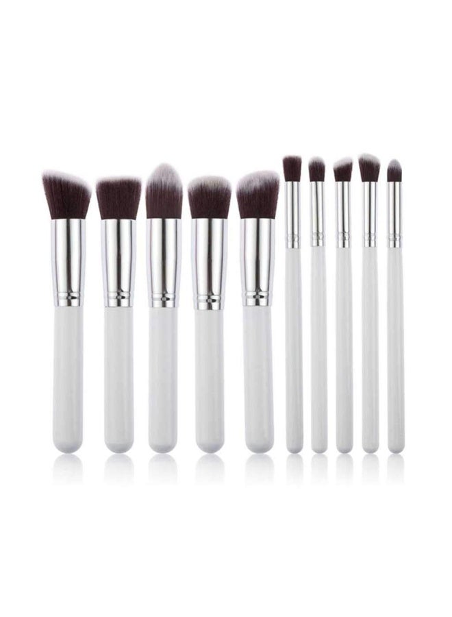 الكنز مجموعة فرشاة ماكياج 10pcs , مجموعة فرشاة ماكياج , مزيج مجموعة فرشاة الوجه والعيون , مسحوق ظلال العين الممتاز أبرز الحاجب زاوية مخفي أداة مستحضرات التجميل - Image 4