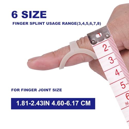 SOFT HOME 6 Pack Oval Finger Splints Waterproof Finger Splint for Arthritis, Trigger Finger,Mallet Fingers - Trigger Finger splints For Thumb, Index, Middle, Pinky or Ring Finger - Image 3
