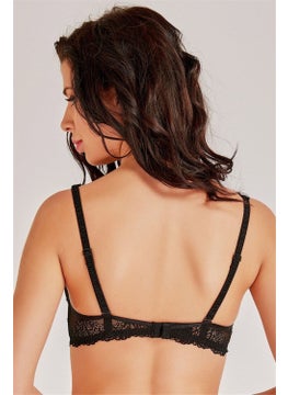 Magic Form 3912 Women's Black Lace Sponge Bra  - Image 4