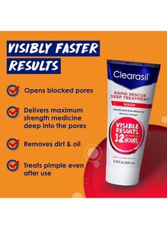Clearasil Rapid Rescue Deep Treatment Wash 678 Ounces  - Image 3