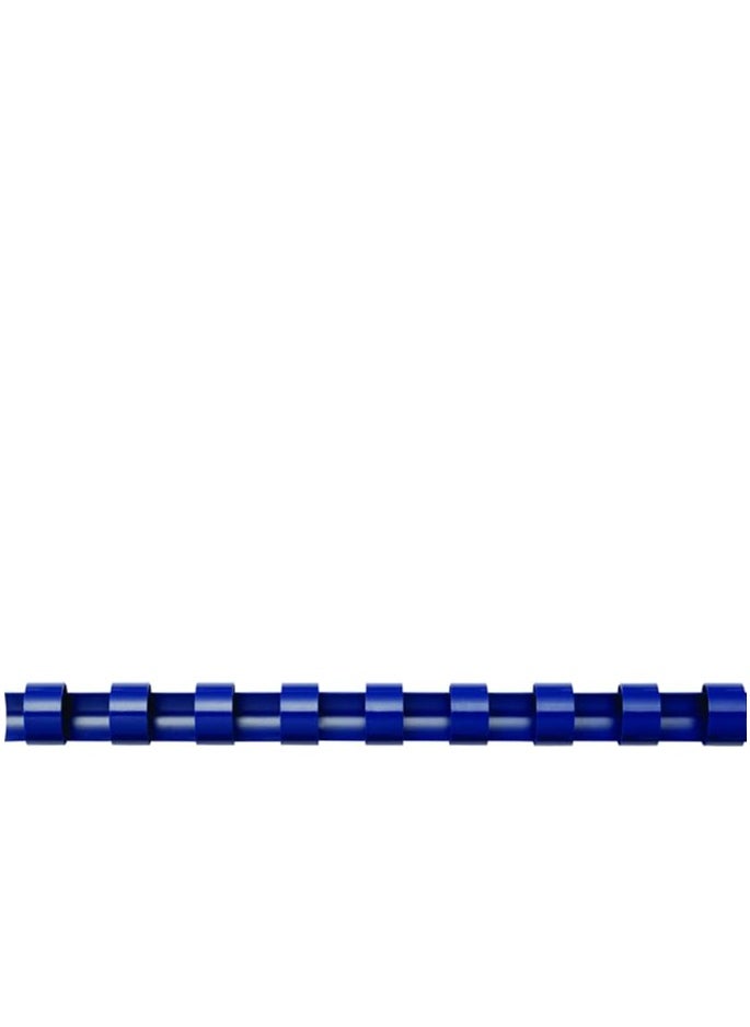 SUPER DEAL 100-Piece Binding Combs 18mm Blue  - Image 1