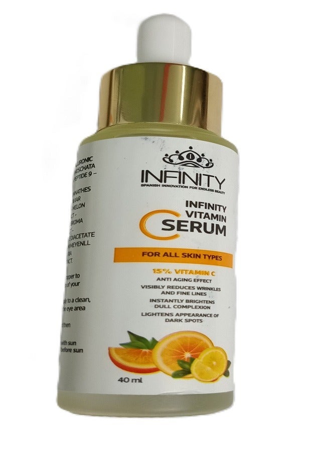 إينفينيتي مصل فيتامين سي 40 مل بالإضافة إلى منظف فيتامين سي 200 مل - Image 3