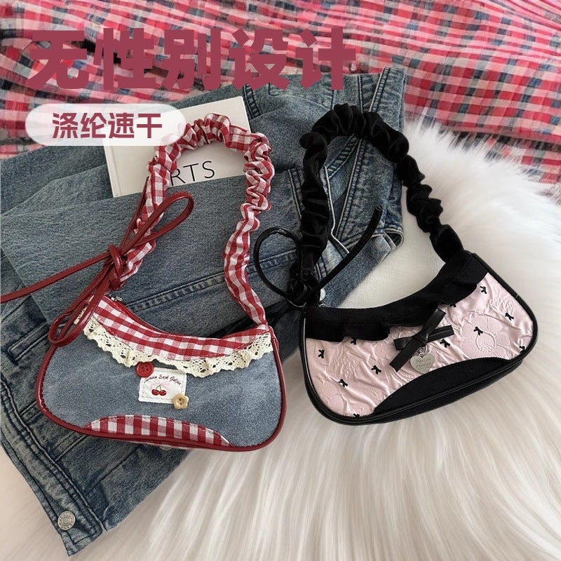 Fashion Contrast Color Shoulder Bag for Women - Image 1