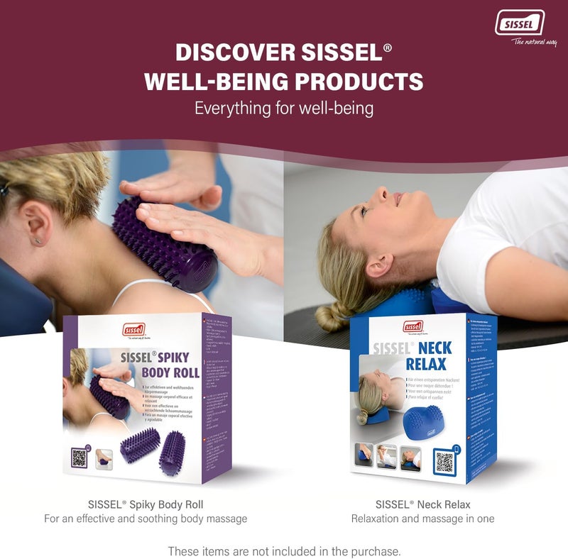 SISSEL FitRoller للاسترخاء العضلي وتخفيف الصداع وتعزيز الدورة الدموية صديق للبيئة وخالي من الفثالات مزيج من التقليد والحداثة تدليك الرأس المتنوع للصحة والعافية - Image 5