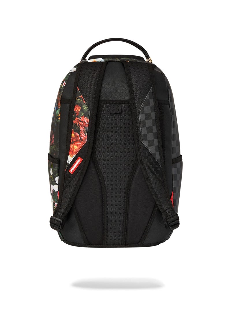 SPRAYGROUND SPLIT PINK FLORAL CHECK DLXSV BACKPACK  - Image 4