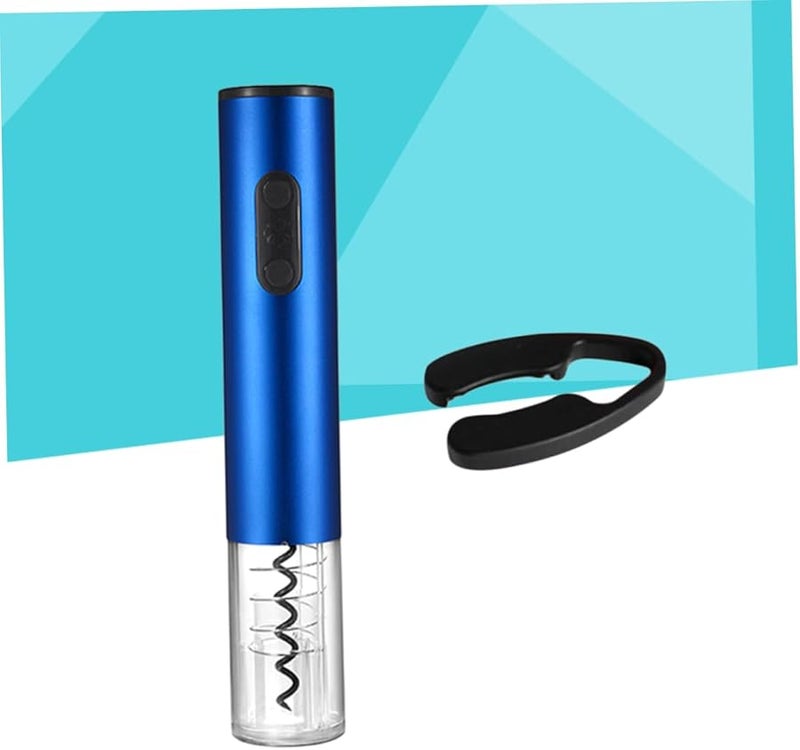 مجموعة فتاحة زجاجات النبيذ الكهربائية التلقائية قابلة لإعادة الشحن مع قاطع رقائق أسود - Image 3