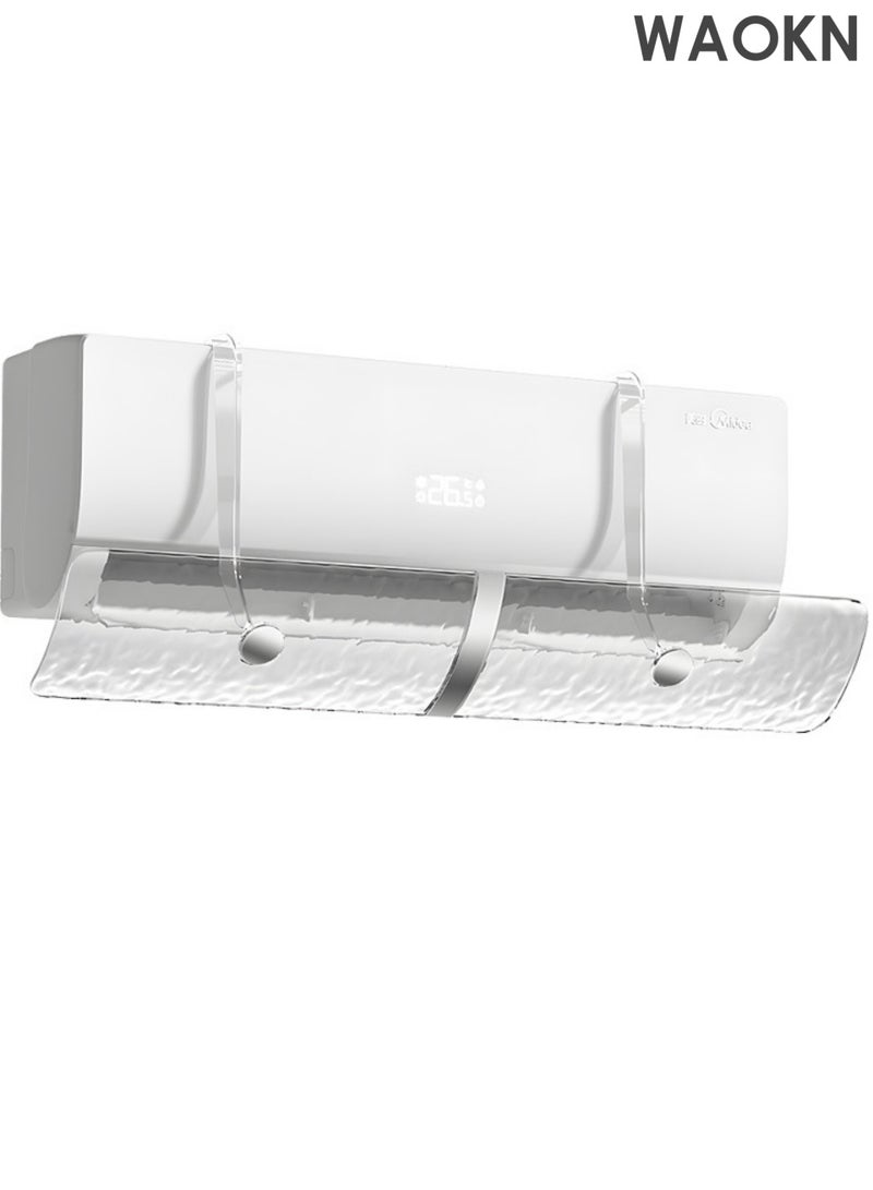 WAOKN Air Conditioner Deflector,Split AC Deflector Central, Anti-Direct Blowing Baffle Windshield for Home, Adjustable AC air Deflector Suitable for Split air conditioners,Adjustable AC air Deflector Suitable for Split air conditioners,Mini-Split - Image 1