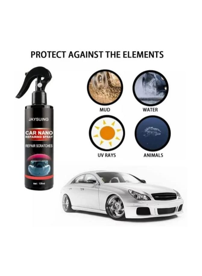 GGEROU Ceramic Coating Quick Coat Car Wax Polish Spray Waterless Wash 250ml - Image 3