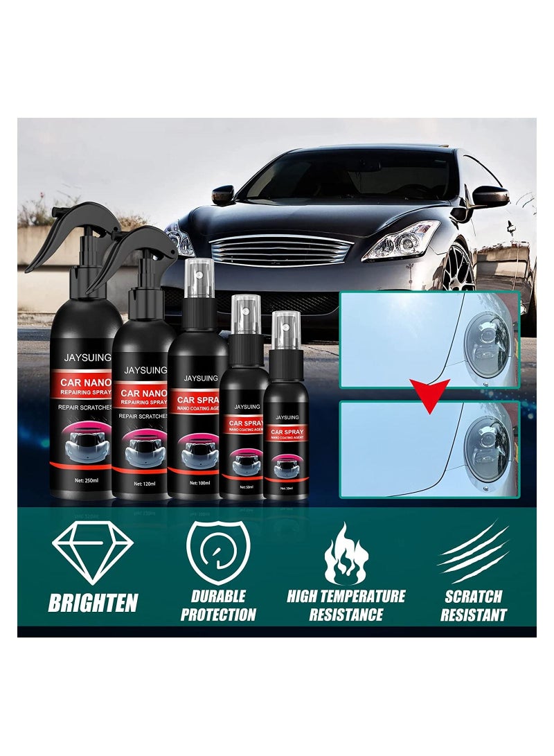 GGEROU Ceramic Coating Quick Coat Car Wax Polish Spray Waterless Wash 250ml - Image 2