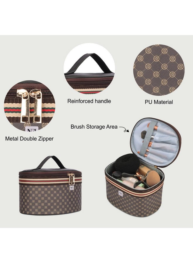 NFI essentials مجموعة NFI الأساسية من 2 صندوق تجميل صندوق مكياج صندوق مجوهرات صندوق زفاف صندوق زينة - Image 3
