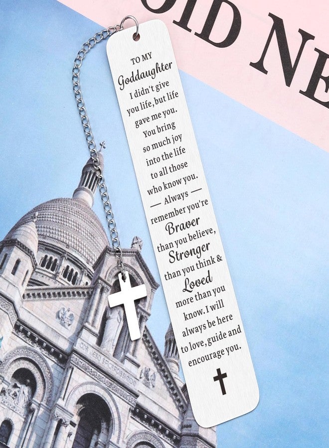 Aeonovs Goddaughter Gifts from Godmother, Goddaughter Bookmark, Daughter Birthday Gift, Baptism Gifts from Godparents, God Daughter Godchild Child of God Easter Basket Stuffers - Image 5