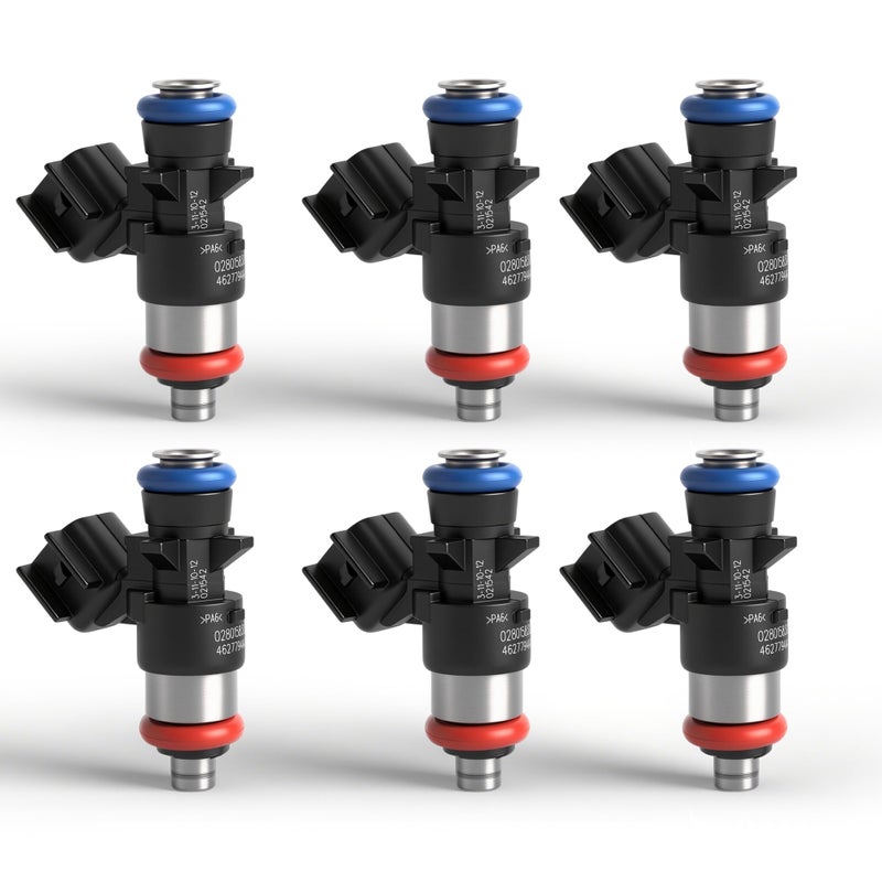 Riyhch 6Pcs Fuel Injector 4 Holes Fit for Jeep Cherokee 32L V6 20142017 Fuel Injector Replacement for 0280158313 04627794AA - Image 2