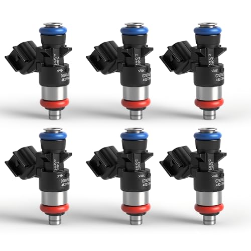 Riyhch 6Pcs Fuel Injector 4 Holes Fit for Jeep Cherokee 32L V6 20142017 Fuel Injector Replacement for 0280158313 04627794AA - Image 1