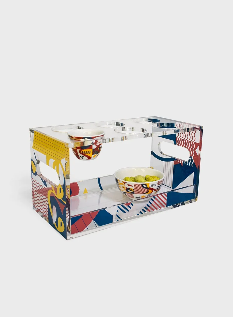 KASHIDA Abstract Arabic Coffee Cup‏ holder