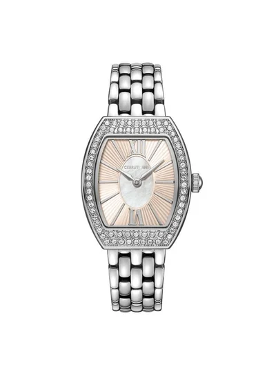 CERRUTI 1881 Women's Calliano 21mm Champagne Mother-of-pearl Dial Quartz Analog Watch For Women