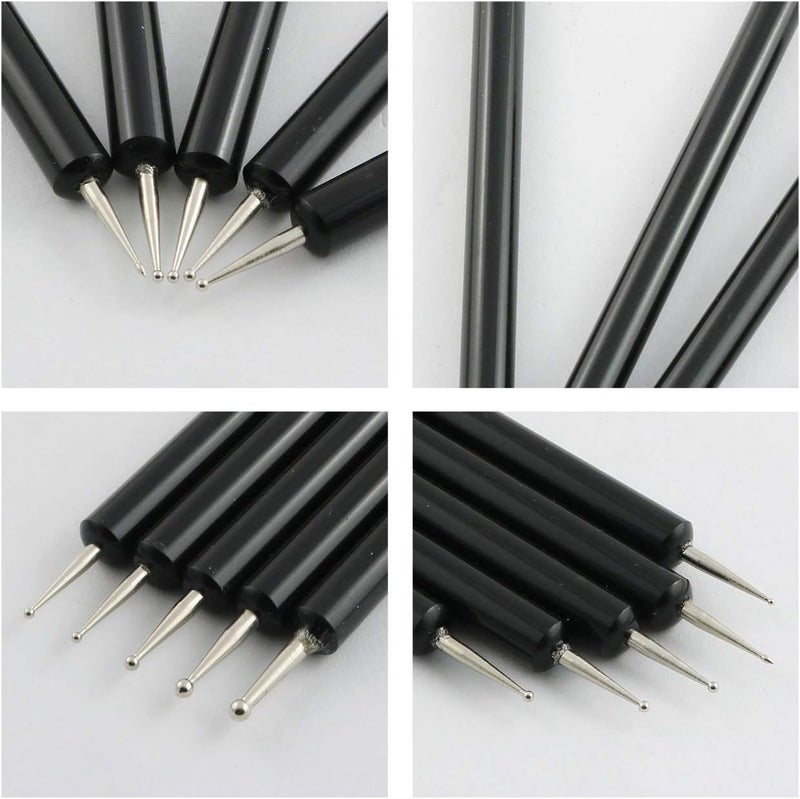 ZYAMY 5pcs Double Head Acrylic Rod Round Head Indentation Pen Pattern Tracing Stylus for Tracing, Transferring, Embossing, Drawing, Painting, Engraving, Sculpting - Image 3