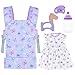 18INDC Baby Doll Carrier with Doll Accessories Doll Carrier for Kids Reborn Doll Baby Carrier with Adjustable Straps for 1622 Inch Baby Doll with Accessories Purple - Image 2