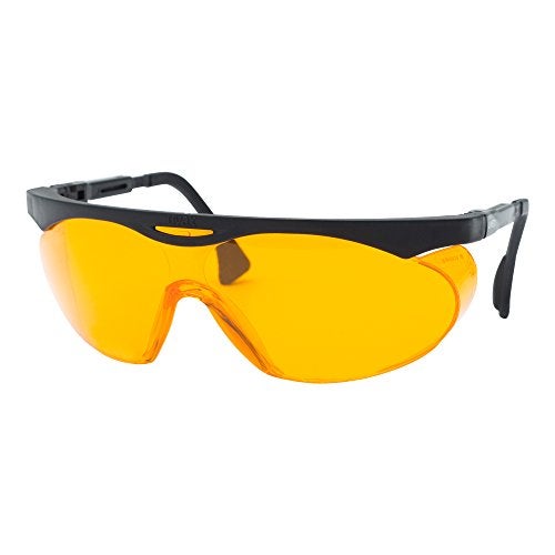 UVEX Honeywell Uvex Ademco Skyper Blue Light Blocking Computer Glasses with SCT-Orange Lens (S1933X) - Image 1