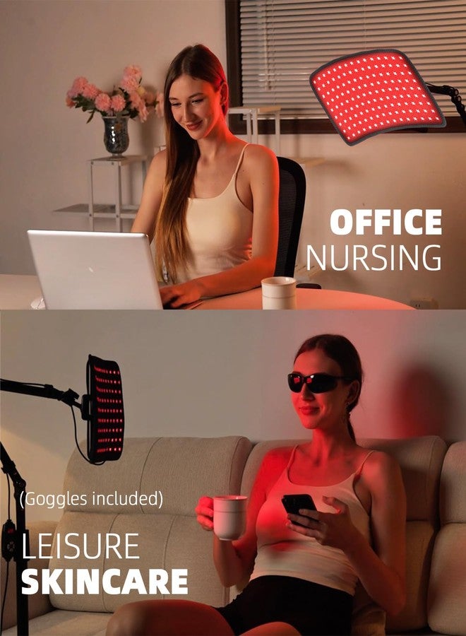 YOHOTESION Red Light Therapy for Body, 3 in 1 Infrared Red Light Therapy Lamp with Stand & Wrap, 660nm+850nm, 4 Modes & 6 Timers, Full Body Red Light Panel at Home for Beauty Recovery Relaxation - Image 3